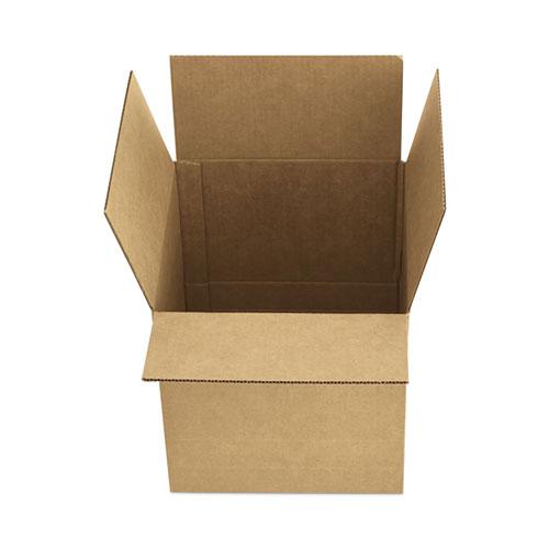 Fixed-Depth Brown Corrugated Shipping Boxes, Regular Slotted Container (RSC), Small, 6" x 8" x 5", Brown Kraft, 25/Bundle. Picture 3
