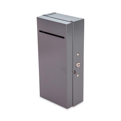 Steel Bond Box, 1 Compartment, 10.4 x 5.4 x 3.1, Gray. Picture 3