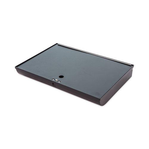 Plastic Currency and Coin Tray, Coin/Cash, 10 Compartments, 16 x 11.25 x 2.25, Black. Picture 2