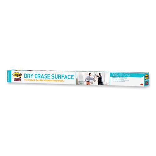Dry Erase Surface with Adhesive Backing, 96 x 48, White Surface. Picture 8