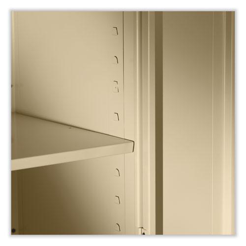 78" High Deluxe Cabinet, 36w x 18d x 78h, Light Gray. Picture 6