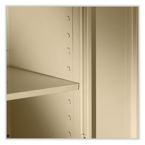 78" High Deluxe Cabinet, 36w x 24d x 78h, Light Gray. Picture 5
