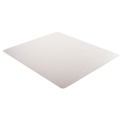 DuraMat Moderate Use Chair Mat for Low Pile Carpet, 36 x 48, Rectangular, Clear. Picture 2