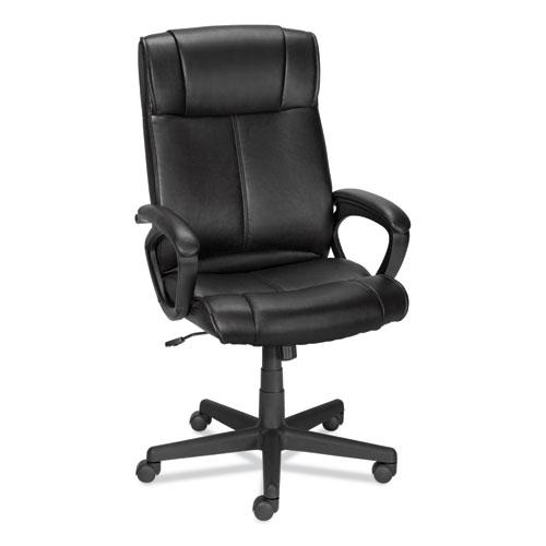 Alera Dalibor Series Manager Chair, Supports Up to 250 lb, 17.5" to 21.3" Seat  Height, Black Seat/Back, Black Base. Picture 1