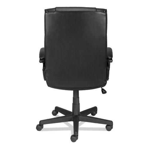 Alera Dalibor Series Manager Chair, Supports Up to 250 lb, 17.5" to 21.3" Seat  Height, Black Seat/Back, Black Base. Picture 3
