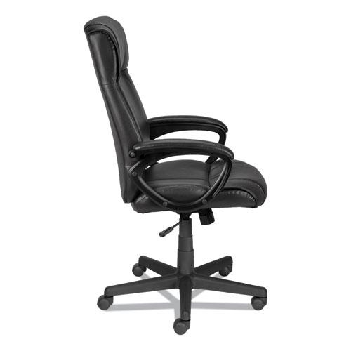 Alera Dalibor Series Manager Chair, Supports Up to 250 lb, 17.5" to 21.3" Seat  Height, Black Seat/Back, Black Base. Picture 4
