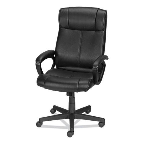 Alera Dalibor Series Manager Chair, Supports Up to 250 lb, 17.5" to 21.3" Seat  Height, Black Seat/Back, Black Base. Picture 5