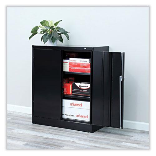 Economy Assembled Storage Cabinet, 36w x 18d x 42h, Black. Picture 5