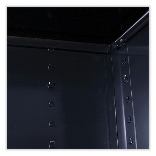 Economy Assembled Storage Cabinet, 36w x 18d x 42h, Black. Picture 8