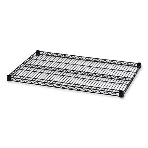 Industrial Wire Shelving Extra Wire Shelves, 36w x 24d, Black, 2 Shelves/Carton. Picture 1