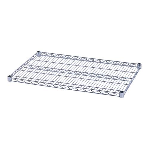 Industrial Wire Shelving Extra Wire Shelves, 36w x 24d, Silver, 2 Shelves/Carton. Picture 1