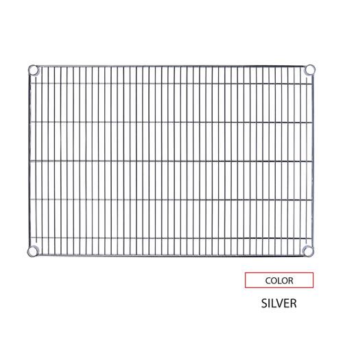 Industrial Wire Shelving Extra Wire Shelves, 36w x 24d, Silver, 2 Shelves/Carton. Picture 4