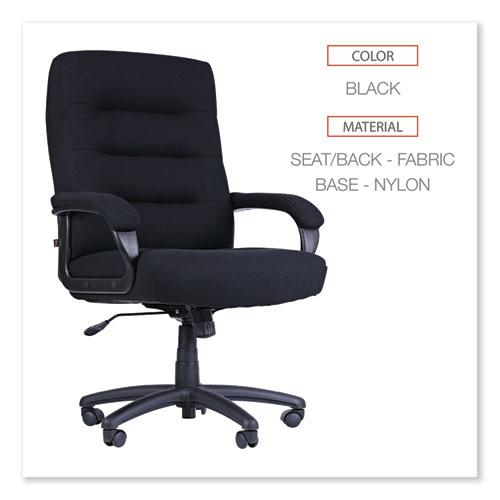 Alera Kesson Series High-Back Office Chair, Supports Up to 300 lb, 19.21" to 22.7" Seat Height, Black. Picture 3