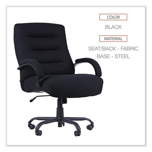 Alera Kesson Series Big/Tall Office Chair, Supports Up to 450 lb, 21.5" to 25.4" Seat Height, Black. Picture 3