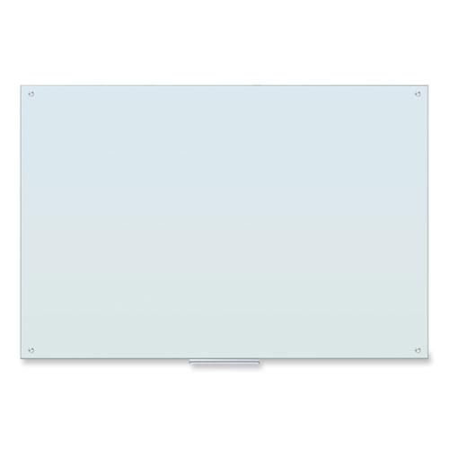 Glass Dry Erase Board, 70 x 47, White Surface. Picture 1