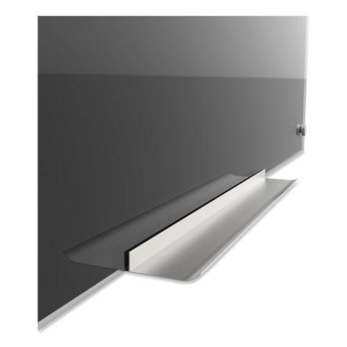 Black Glass Dry Erase Board, 35 x 23, Black Surface. Picture 4