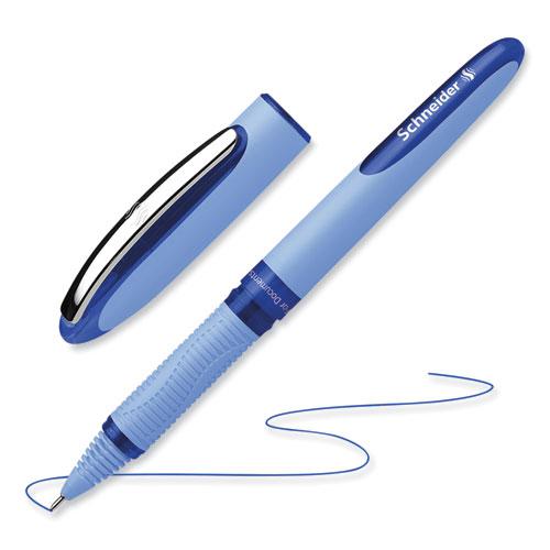 One Hybrid N Roller Ball Pen, Stick, Extra-Fine 0.3 mm, Blue Ink, Blue Barrel, 10/Box. Picture 2