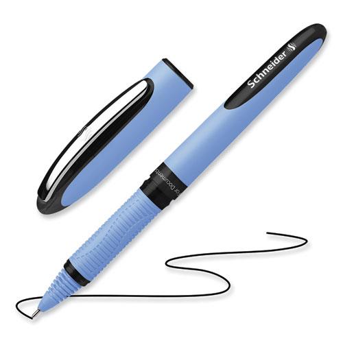 One Hybrid N Roller Ball Pen, Stick, Fine 0.5 mm, Black Ink, Blue Barrel, 10/Box. Picture 2