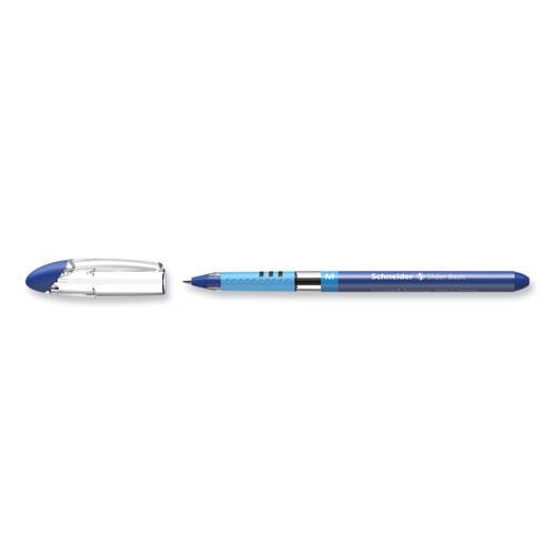 Slider Basic Ballpoint Pen, Stick, Medium 0.8 mm, Blue Ink, Blue Barrel, 10/Box. Picture 5