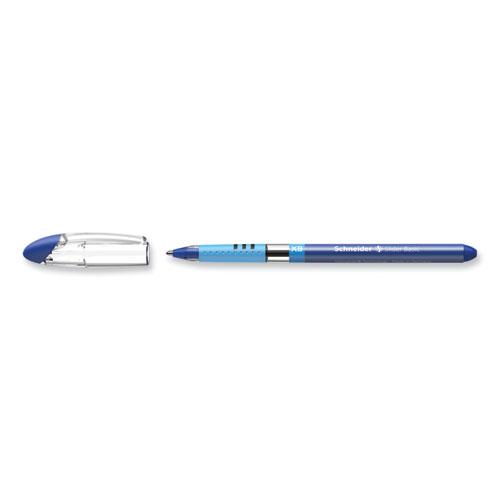 Slider Basic Ballpoint Pen, Stick, Extra-Bold 1.4 mm, Blue Ink, Blue Barrel, 10/Box. Picture 5