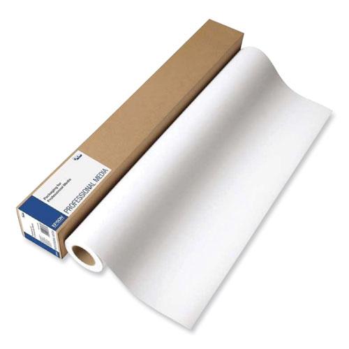 Somerset Velvet Paper Roll, 44" x 50 ft, White. Picture 3