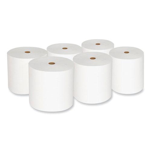 Valay Proprietary Roll Towels, 1-Ply, 7" x 800 ft, White, 6 Rolls/Carton. Picture 5