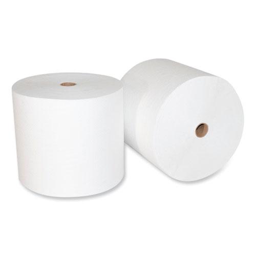 Valay Proprietary Roll Towels, 1-Ply, 7" x 800 ft, White, 6 Rolls/Carton. Picture 6