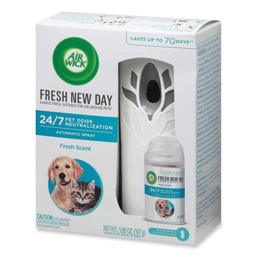 Pet Odor Neutralization Automatic Spray Starter Kit, 6 x 2.25 x 7.75, White/Gray, 4/Carton. Picture 3