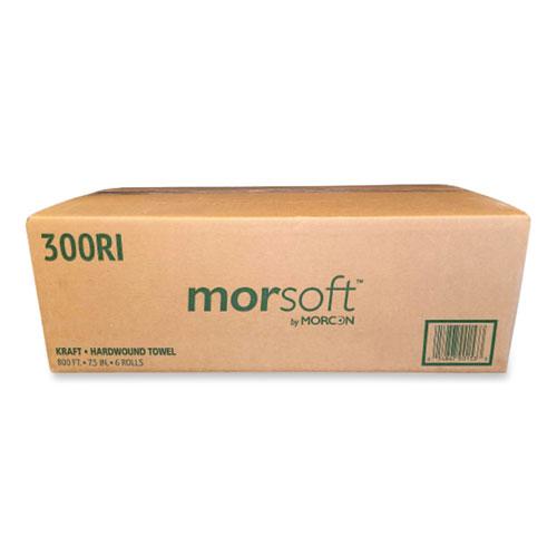 Morsoft Controlled Towels, I-Notch, 1-Ply, 7.5" x 800 ft, Kraft, 6 Rolls/Carton. Picture 4