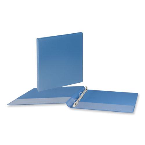Slant D-Ring View Binder, 3 Rings, 1.5" Capacity, 11 x 8.5, Light Blue. Picture 1