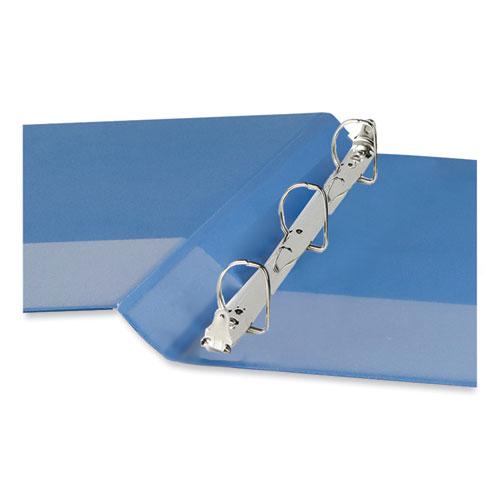 Slant D-Ring View Binder, 3 Rings, 1.5" Capacity, 11 x 8.5, Light Blue. Picture 5