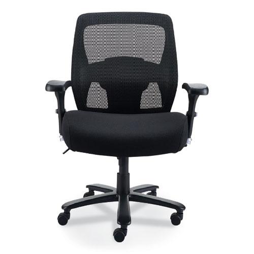 Alera Faseny Series Big and Tall Manager Chair, Supports Up to 400 lbs, 17.48" to 21.73" Seat Height, Black Seat/Back/Base. Picture 1