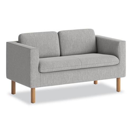 Parkwyn Series Loveseat, 53.5w x 26.75d x 29h, Gray. Picture 1