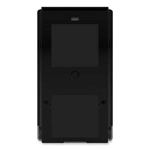 Transparent Manual Dispenser, 1 L, 4.92 x 4.5 x 9.25, Black/Chrome, 15/Carton. Picture 2