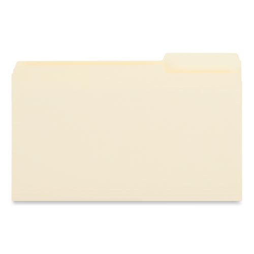 Top Tab File Folders, 1/3-Cut Tabs: Right Position, Legal Size, 0.75" Expansion, Manila, 100/Box. Picture 3