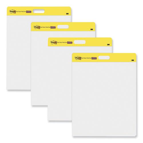 Self-Stick Wall Pad, Unruled, 20 x 23, White, 20 Sheets/Pad, 2 Pads/Pack, 2 Packs/Carton. Picture 2
