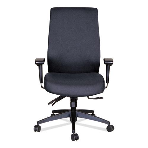 Alera Wrigley Series High Performance High-Back Multifunction Task Chair, Supports 275 lb, 18.7" to 22.24" Seat Height, Black. Picture 6