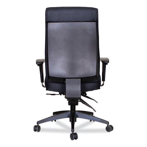 Alera Wrigley Series High Performance High-Back Synchro-Tilt Task Chair, Supports 275 lb, 17.24" to 20.55" Seat Height, Black. Picture 6
