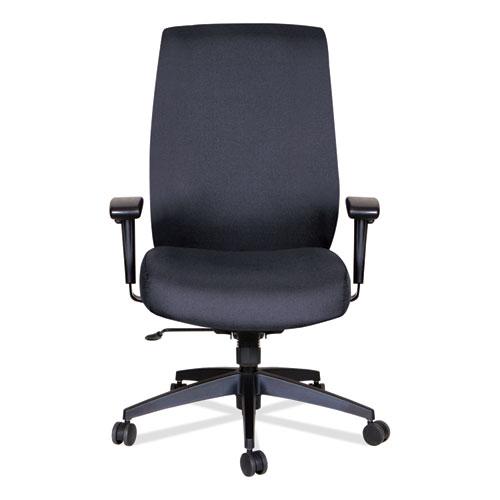 Alera Wrigley Series High Performance High-Back Synchro-Tilt Task Chair, Supports 275 lb, 17.24" to 20.55" Seat Height, Black. Picture 7