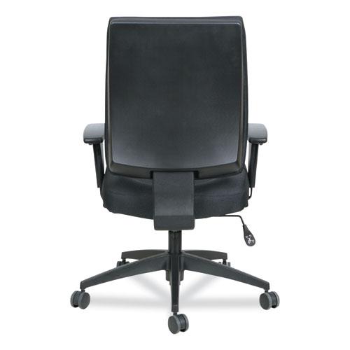 Alera Wrigley Series High Performance Mid-Back Synchro-Tilt Task Chair, Supports 275 lb, 17.91" to 21.88" Seat Height, Black. Picture 6