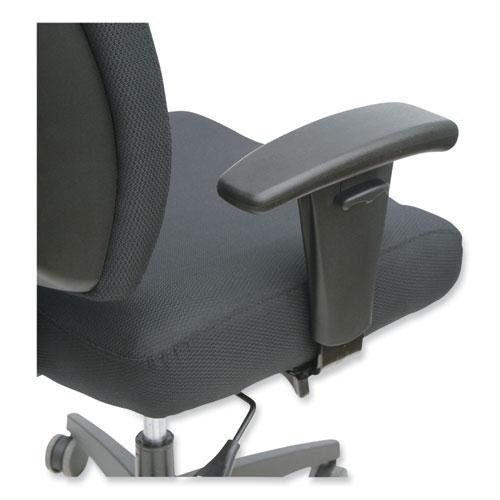 Alera Wrigley Series High Performance Mid-Back Synchro-Tilt Task Chair, Supports 275 lb, 17.91" to 21.88" Seat Height, Black. Picture 8