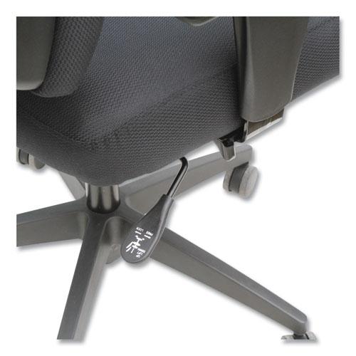 Alera Wrigley Series High Performance Mid-Back Synchro-Tilt Task Chair, Supports 275 lb, 17.91" to 21.88" Seat Height, Black. Picture 9