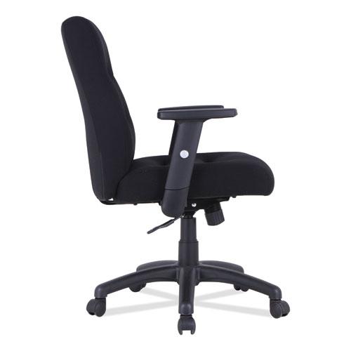Alera Kesson Series Petite Office Chair, Supports Up to 300 lb, 17.71" to 21.65" Seat Height, Black. Picture 7