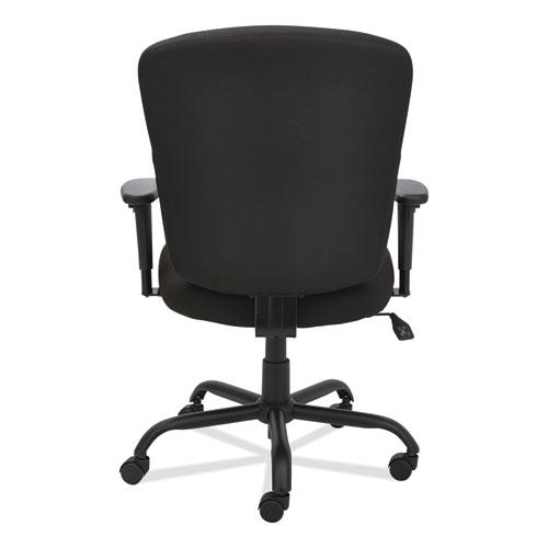 Alera Mota Series Big and Tall Chair, Supports Up to 450 lb, 19.68" to 23.22" Seat Height, Black. Picture 9