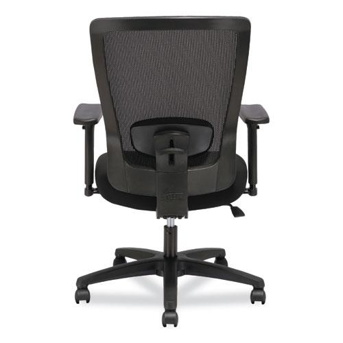 Alera Envy Series Mesh High-Back Swivel/Tilt Chair, Supports Up to 250 lb, 16.88" to 21.5" Seat Height, Black. Picture 7