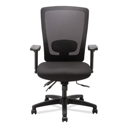 Alera Envy Series Mesh High-Back Multifunction Chair, Supports Up to 250 lb, 16.88" to 21.5" Seat Height, Black. Picture 8