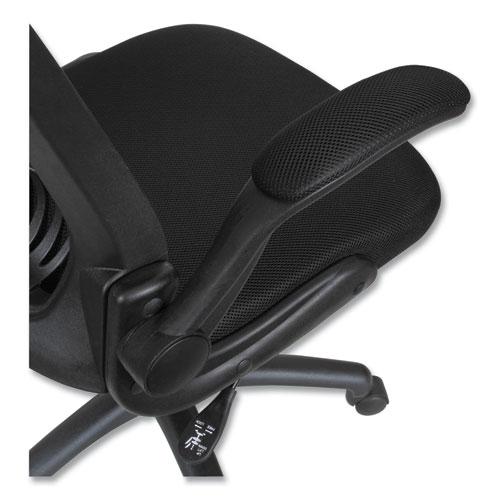Alera EB-E Series Swivel/Tilt Mid-Back Mesh Chair, Supports Up to 275 lb, 18.11" to 22.04" Seat Height, Black. Picture 5