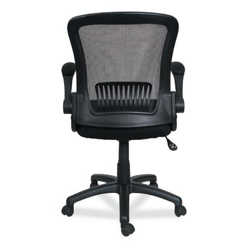 Alera EB-E Series Swivel/Tilt Mid-Back Mesh Chair, Supports Up to 275 lb, 18.11" to 22.04" Seat Height, Black. Picture 7