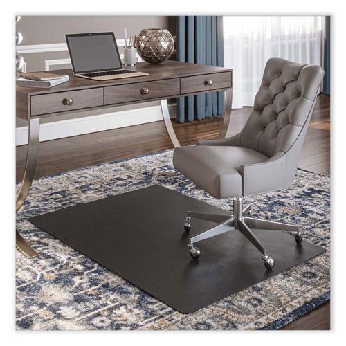 SuperMat Frequent Use Chair Mat for Medium Pile Carpet, 36 x 48, Rectangular, Black. Picture 7