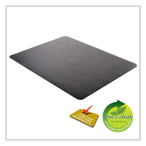 SuperMat Frequent Use Chair Mat for Medium Pile Carpet, 36 x 48, Rectangular, Black. Picture 6